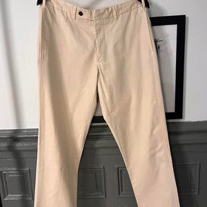 Sid Mashburn Lightweight Twill Stone Khaki Pants Men's Size 33 Waist